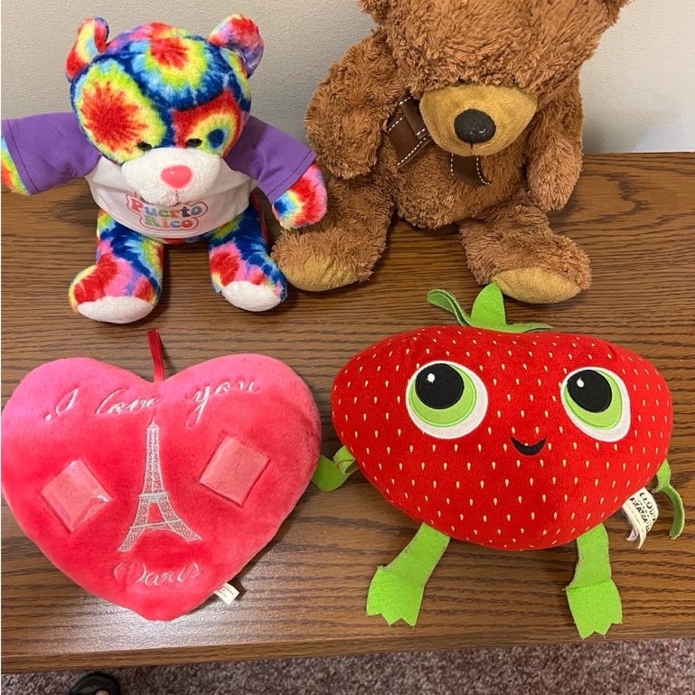 Fiesta Tie-Dye Teddy Bear Plush
